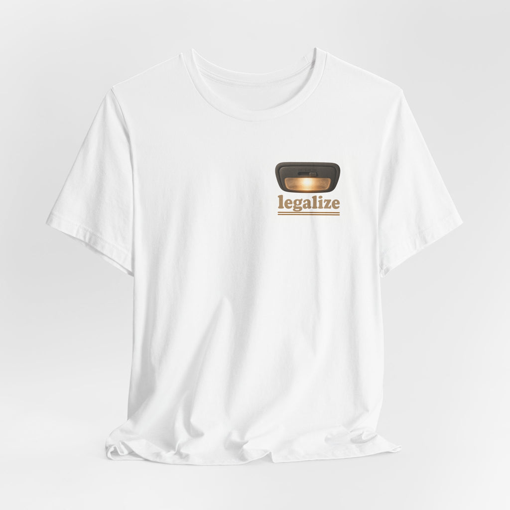 Legalize Tee — Minimal Chest Retro Bowl Graphic T-Shirt