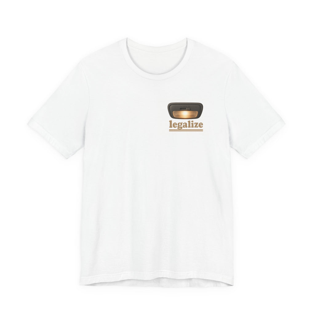Legalize Tee — Minimal Chest Retro Bowl Graphic T-Shirt