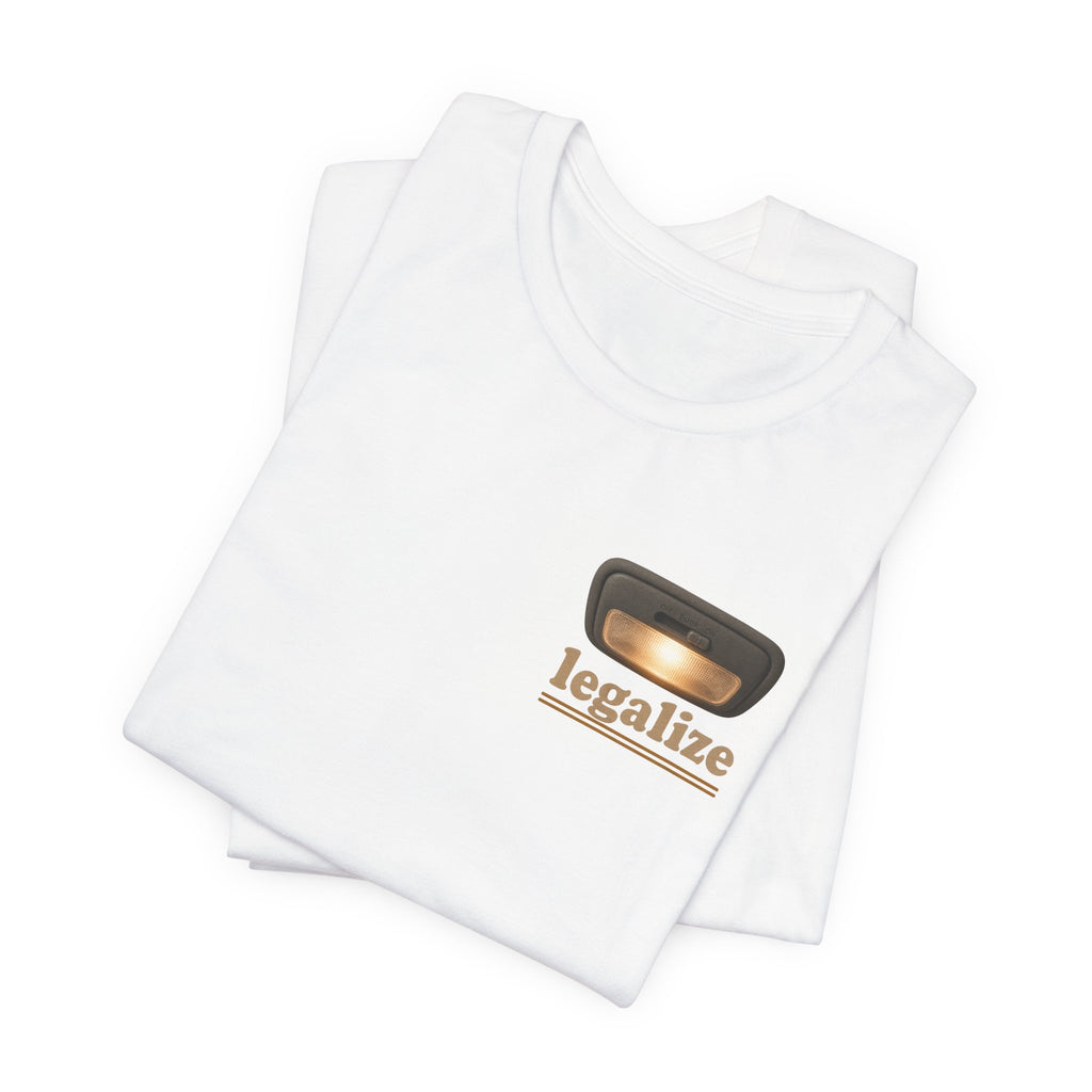 Legalize Tee — Minimal Chest Retro Bowl Graphic T-Shirt