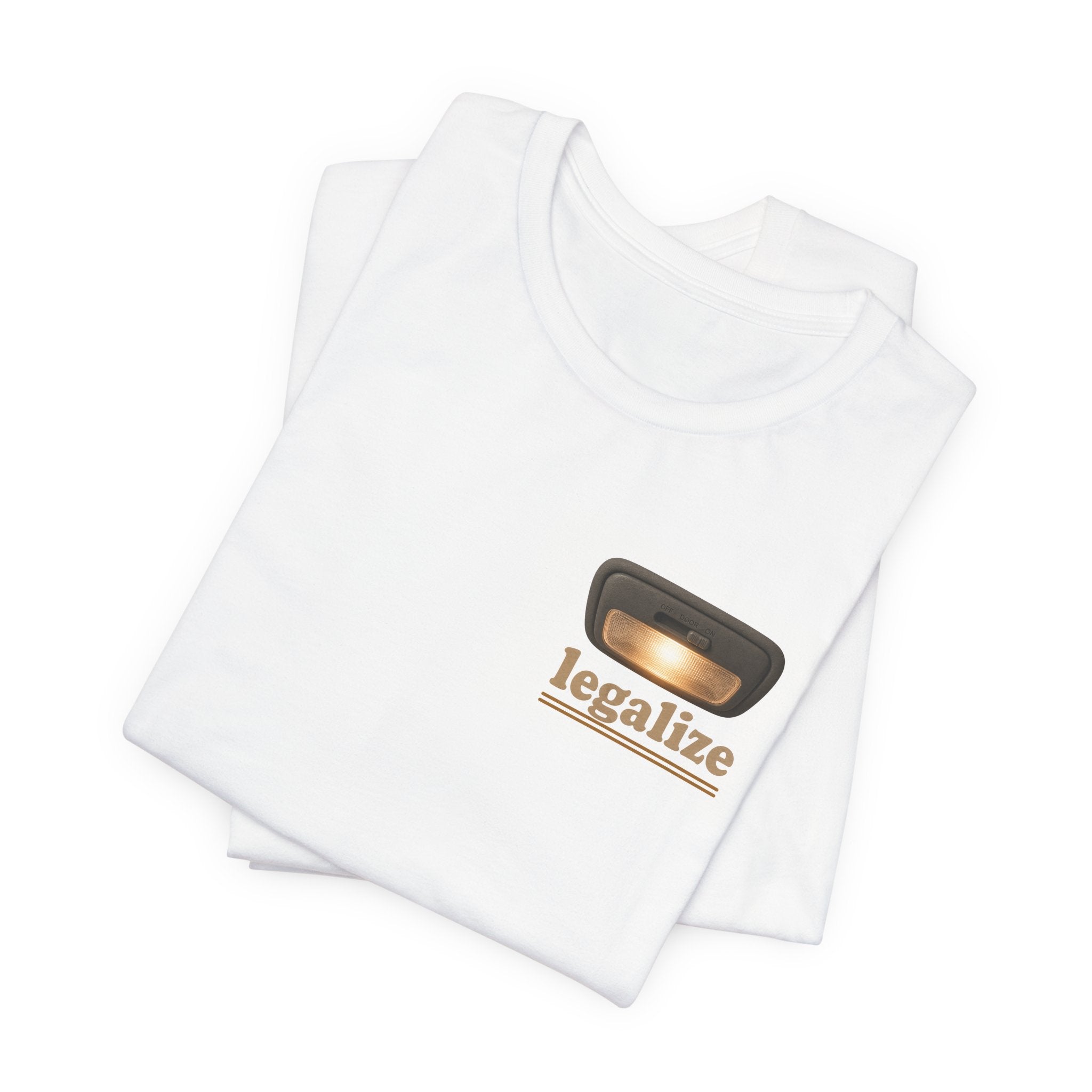 Legalize Tee — Minimal Chest Retro Bowl Graphic T-Shirt